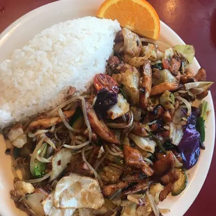 Spicy vegetables &amp; chicken