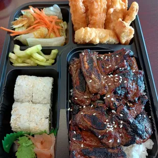 My usual , Galbi Rib Bento Box