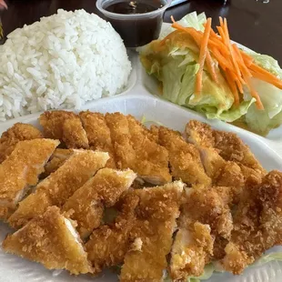 Chicken Cutlet combo plate