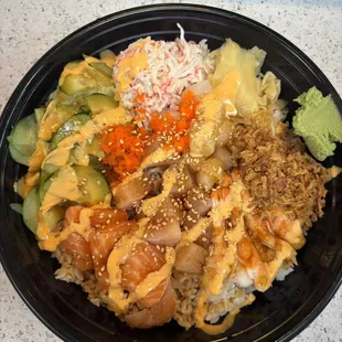 sushi and sashimi, food