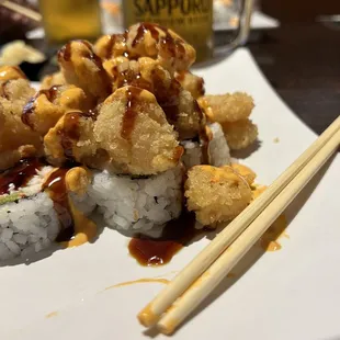 Popcorn Shrimp Roll