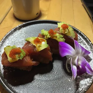 Spicy tuna crispy rice