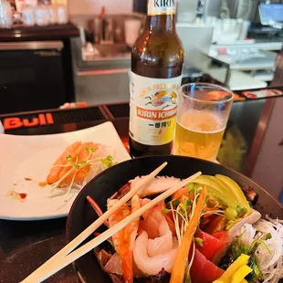 My sashimi yum