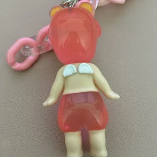 Cheap squishy plastic material.