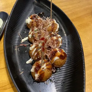 a plate of food on a table