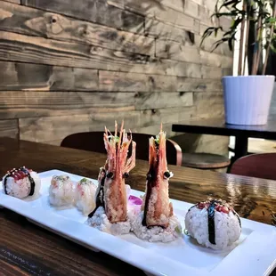 Sweet shrimp chef&apos;s special