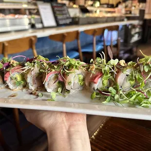 sushi, sushi and sashimi, food, sashimi