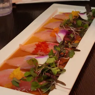 Rainbow Yellowtail Carpaccio