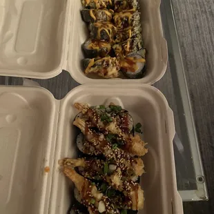 sushi and sashimi, food