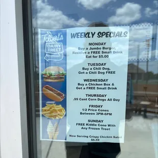 Daily Specials
