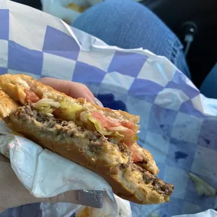 Small cheeseburger