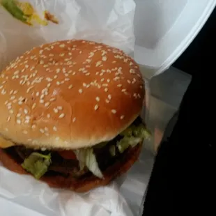 Doubl3 cheese burger