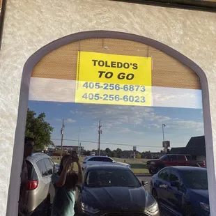 To go sign with numbers to call