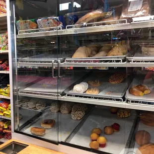 a variety of baked goods