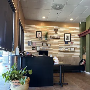 Customer service area