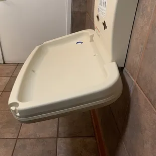 Bathroom changing table
