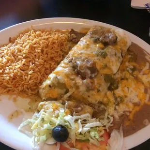 Chile Verde Enchiladas