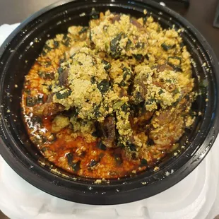 Egusi w/Mackerel