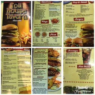 the menu and prices