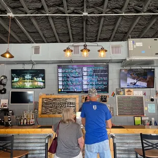 two people at the bar