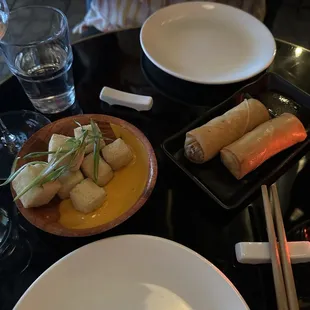 Duck Confit Spring Rolls