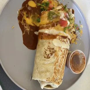 Steak burrito