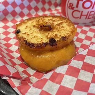 grilled cheese donut