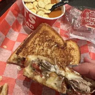 Philly grilled cheese