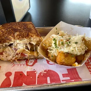 Garlic Cheese & Chive Tots