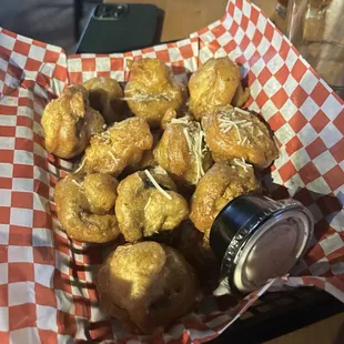 Fried mushrooms