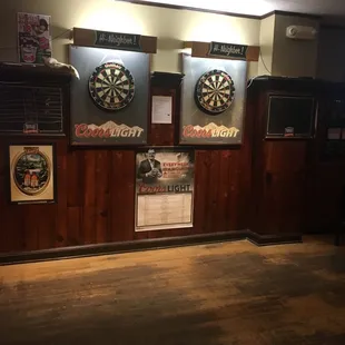 darts on the wall