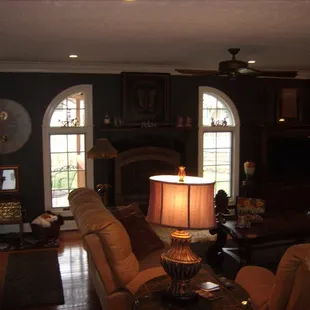 Whole house remodels   Windows and Fireplace added.