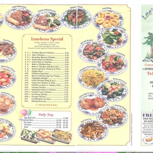 Menu Side 1... check