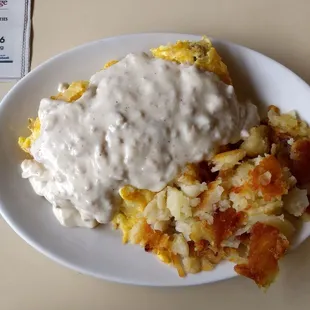 Southern omelette for breakfast.