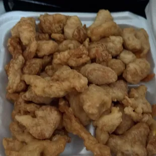 Battered chicken