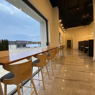 Inside seating
