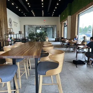 interior, sushi and sashimi