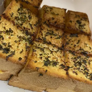 Honey garlic bread