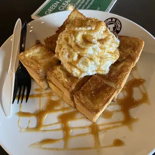 Caramel Cookie Butter Toast