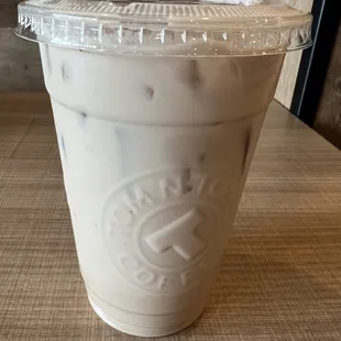 Grande milk tea iced latte