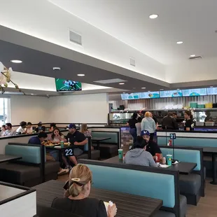 sushi and sashimi, interior