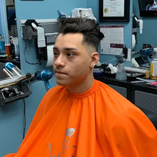 Get that funky sharp look at Tom Sanchez Gentlemen&apos;s Cut 361-633-9355