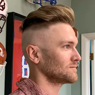 Want a funky sharp look? Ask for Tom 361-633-9355