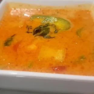 Red curry with tofu. My favorite!