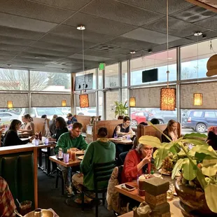 Very busy around 6.30pm on Friday.