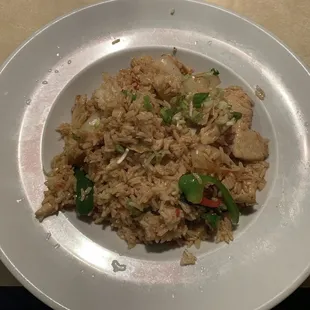 Spicy Basil Rice dish.