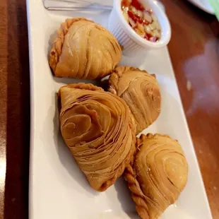 a plate of food on a table