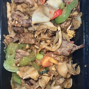 Pad Kee Mow Noodles