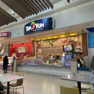 the inside of the restaurant