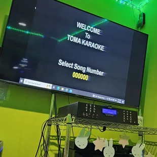 Songs are included in room rental price